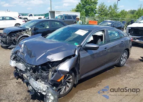 2016 Honda Civic Ex z USA, uszkodzony, nr VIN 19XFC2F76GE024306